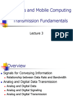 Wireless and Mobile Computing Transmission Fundamentals