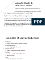 Objectives For Chapter 1: Introduction To Services