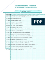 Ed and Ing Adjectives