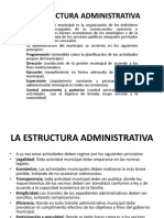 La Estructura Administrativa