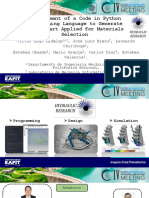 Development of A Code in Python Programming Language To Generate Ashby Chart Applied For Materials Selection