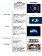 Charge Particles: Science Terms Photo/ Image