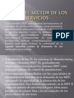 MRP en El Sector de Los Servicios