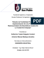 Factibilidad Implementacion de Planta Reencauchadora de Neumaticos Usados