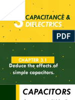 Capacitance & Dielectrics