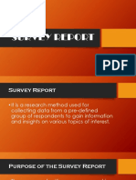 Survey Report