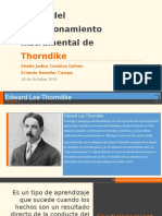 Teoría Del Condicionamiento Instrumental de Thorndike