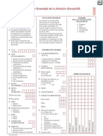 Índice Europeo de Gravedad de La Adicción (EuropASI)