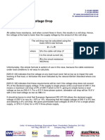 Calculating Voltage Drop