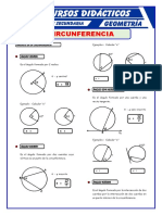 Ángulos en La Circunferencia para Tercero de Secundaria PDF