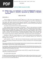 Vidal Vs Escueta - 156228 - December 10, 2003 - J. Callejo SR - en Banc - Decision