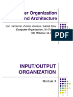 Computer Organization and Architecture (18EC35) - Input/Output Organization (Module 3)