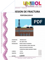 Presion de Fractura Perfo Iii