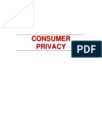 Consumer Privacy