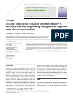 Salbutamol Acidosis