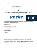 Verka Project For Mba