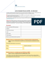 Final Choice Collective Variable Pension (CVP) - at Retirement