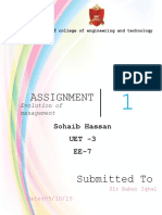 Assignment: Sohaib Hassan UET - 3 EE-7