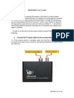 TBS5520SE User Guide: 1. Connect The TV Signal Cable To The Corresponding Device Port