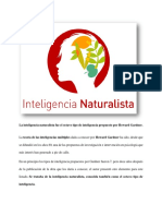 Inteligencia Naturalista