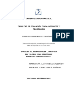 Impacto Del Voleibol en El Tiempo Libre PDF