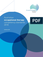 Occupational Therapy Board - Standards - Australian Occupational Therapy Competency Standards 2018 PDF