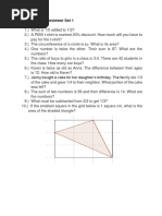 Grade 6 MTAP Reviewer Sets With Answer Key From Net