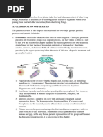 A. Classification of Parasites