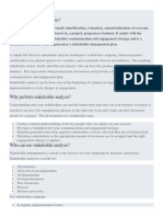 What Is Stakeholder Analysis?