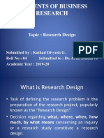 Elements of Business Research