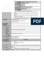 Lesson Plan Mapeh 8 PE 6