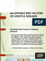 Modifiable Risk Factors of Lifestyle Diseases: Prepared By: Albert Bermido Talagtag