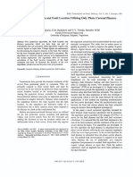 Rotection and Fault Location Utilizing Only Phase Current Phasors