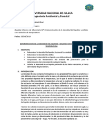 Determinacion de La Densidad de Liquidos y Solidos Con Variacion de Temperatura