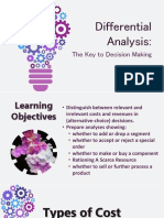 Differential Analysis:: The Key To Decision Making