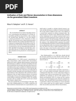 Unification of Euler and Werner Deconvolution in Three Dimensions Via The Generalized Hilbert Transform