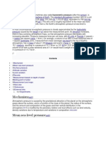 Mechanism: Atmospheric Pressure, Sometimes Also Called Barometric Pressure (After The