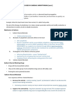 Agents Used in Cardiac Arrhythmias