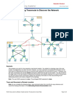 1.1.1.8 Packet Tracer - Using Traceroute To Discover The Network Instructions