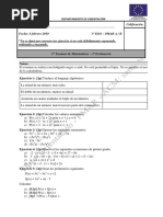 1 - Examen Matematicas PMAR A PDF