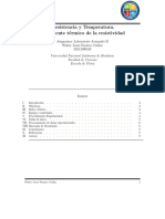 Resistencia y Temperatura