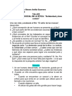 Taller Sobre La Dimensión Social de La Ética.