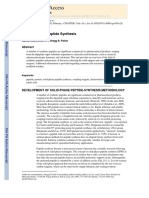 NIH Public Access: Introduction To Peptide Synthesis