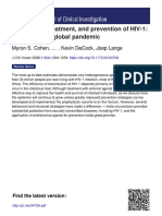 The Spread, Treatment, and Prevention of HIV-1: Evolution of A Global Pandemic