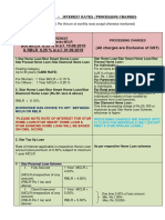 BOI MCLR 8.35 % W.E.F. 10.08.2019 & RBLR 8.25 % W.E.F. 01.09.2019 (All Charges Are Exclusive of GST)