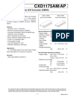 CXD1175AM/AP: 8-Bit 20MSPS Video A/D Converter (CMOS)