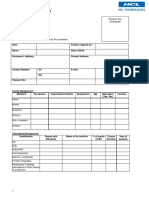 Interview Process Form