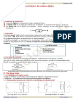 COURS - Caractéristiques de Quelques Dipôles Passifs PDF