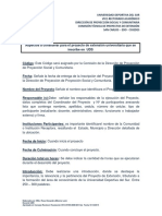 Aspectos de Un Proyecto Sociocomunitario