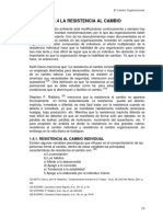 El Cambio Organizacional-La Resistencia Al Cambio